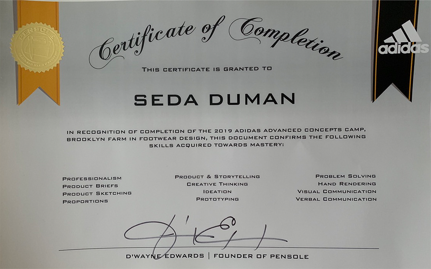 certification